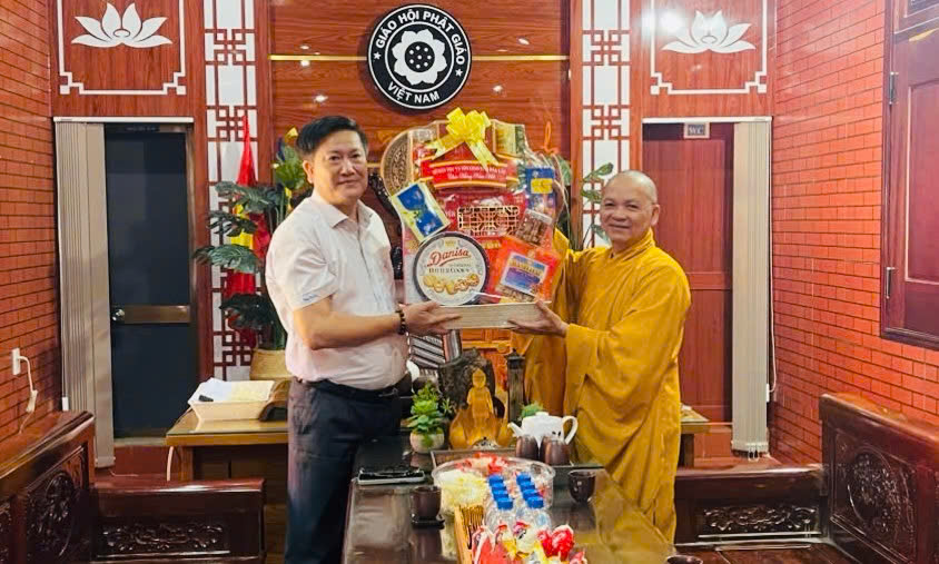 Sở Dân tộc và Tôn giáo thăm, chúc Tết Nguyên đán năm 2026  các cơ sở tôn giáo trên địa bàn tỉnh